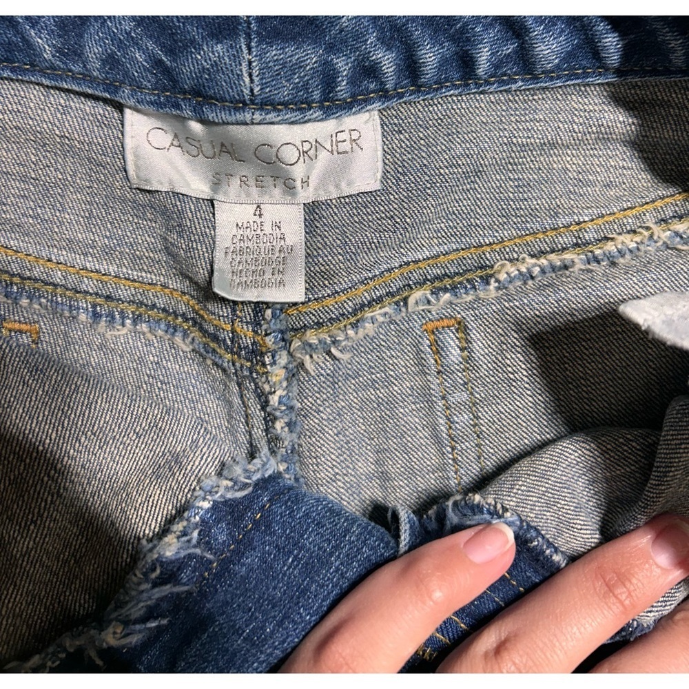 Vintage / Y2K Casual Corner Slight Flare Mid Rise Jeans - Picture 3 of 7